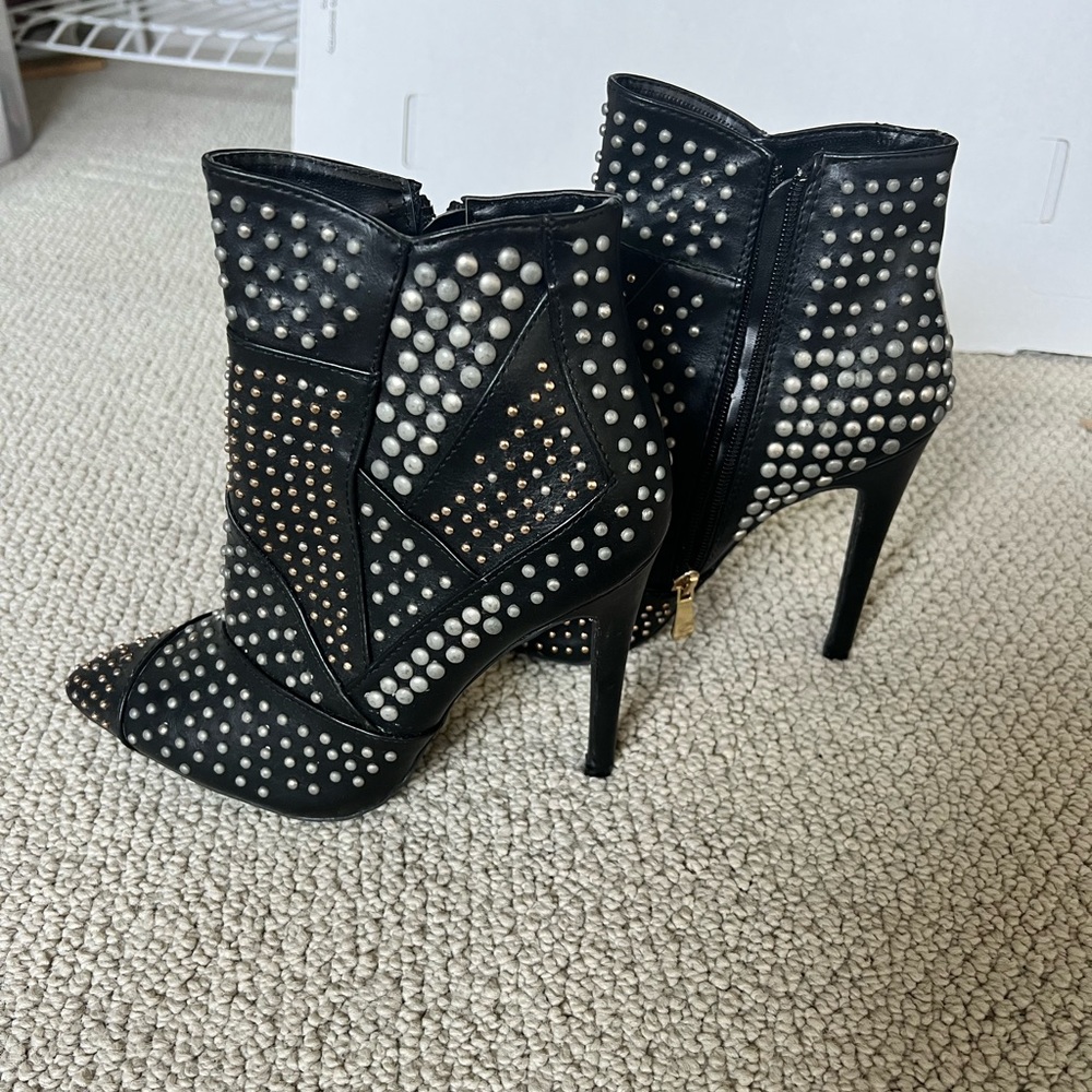 Black studded Heels